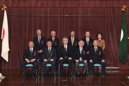 感謝状贈呈式（集合写真）
