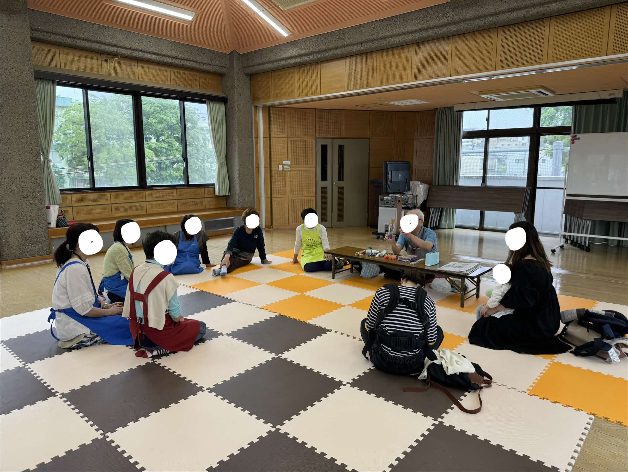 作り方の説明中の様子