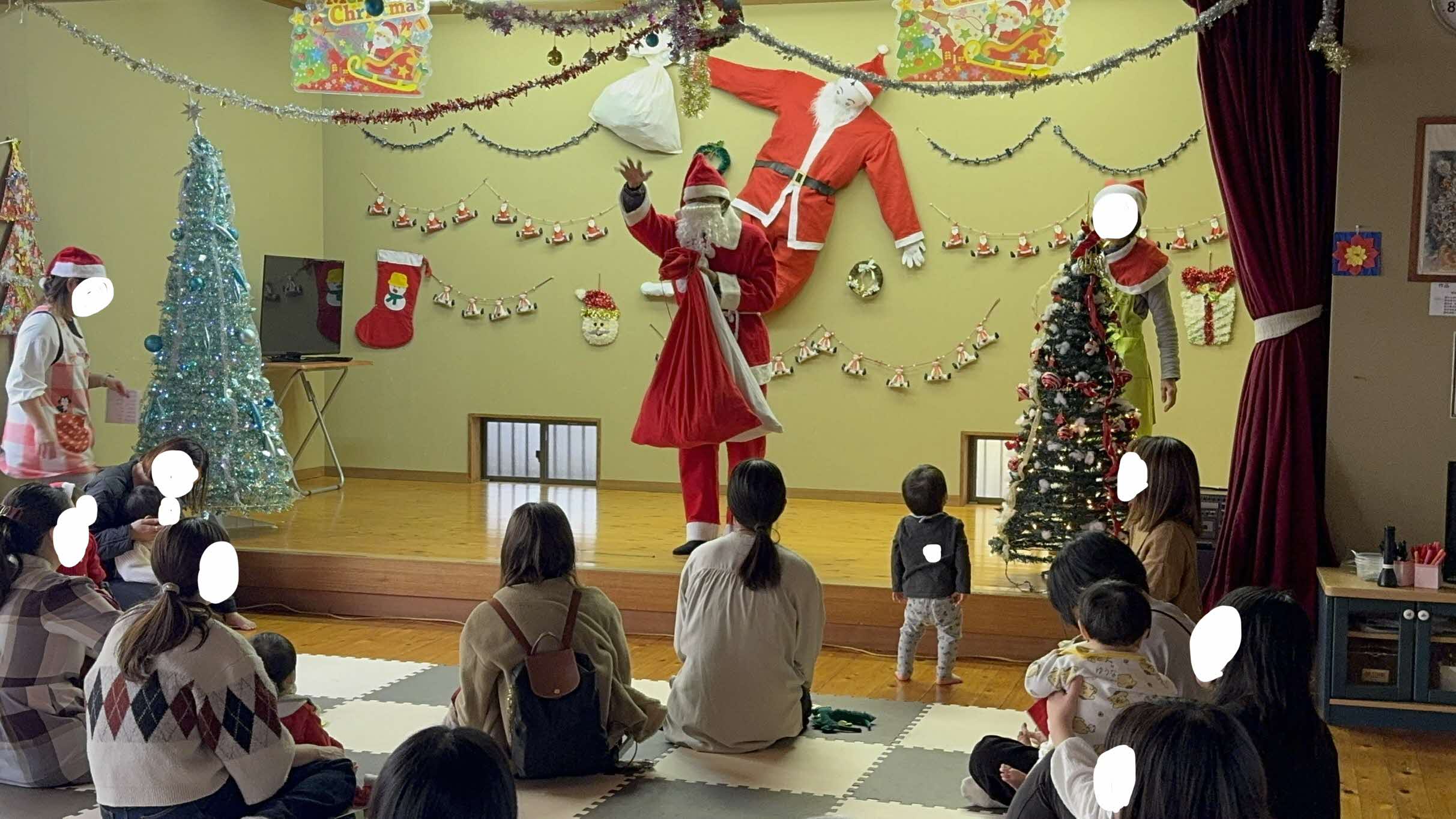 サンタさん登場