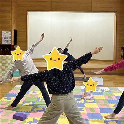 ヨガの様子です