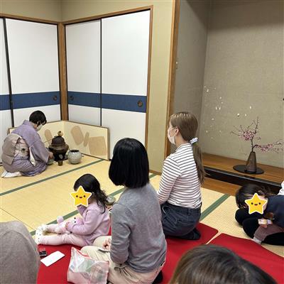 お茶会の様子です