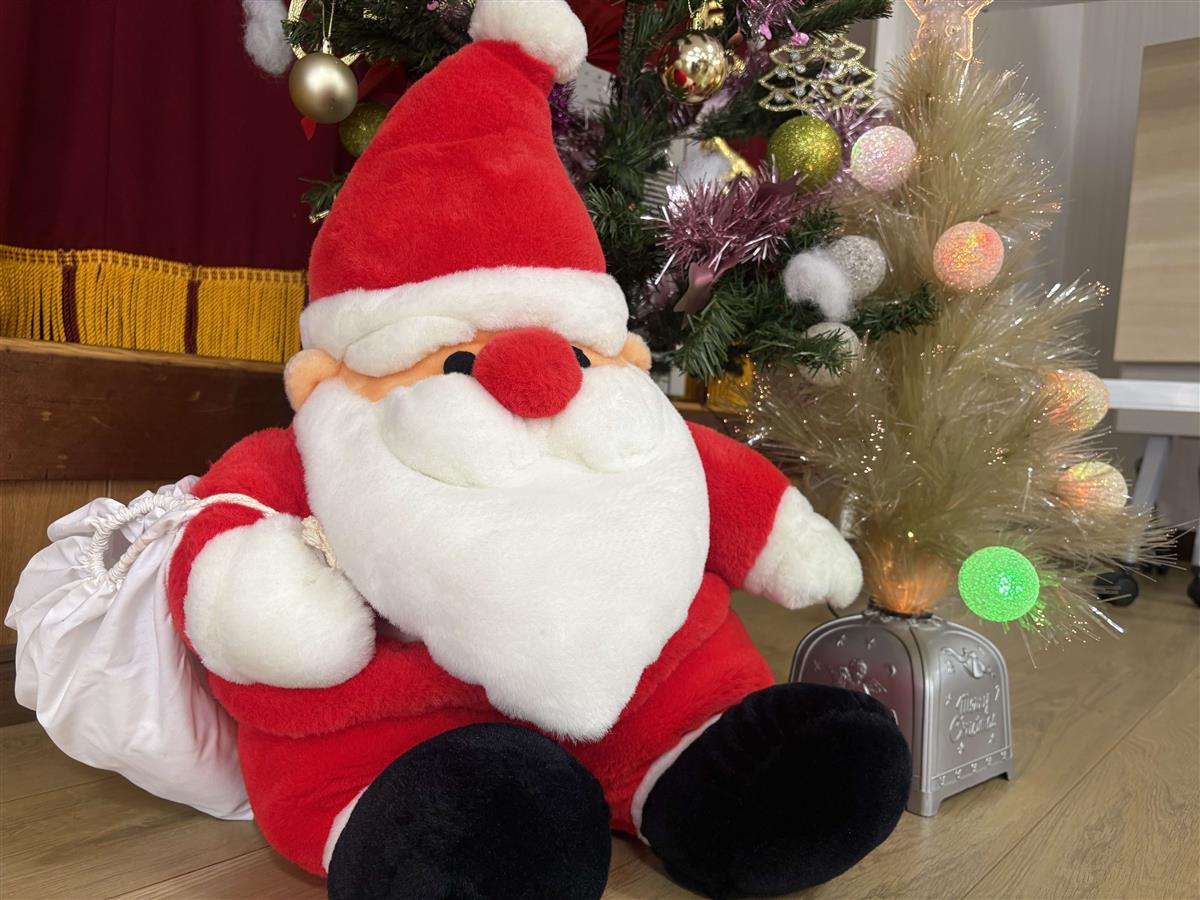 サンタクロースの飾りの写真