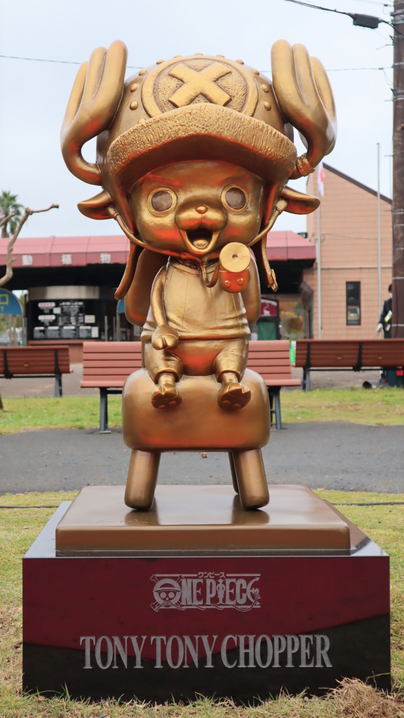 チョッパー像が熊本市動植物園にやってきました 熊本市ホームページ