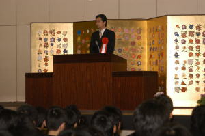 熊本市立錦ヶ丘中学校卒業証書授与式