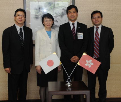香港特別行政区政府 駐東京経済貿易代表部首席代表来訪
