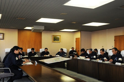 熊本市国民保護図上訓練に伴う緊急事態連絡本部会議