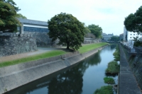 熊本城長塀前の坪井川