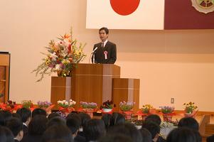 熊本市立力合中学校入学式