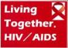 「Living　Together　HIV,AIDS」の文