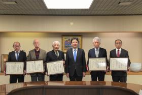 1.18令和5年度熊本市公園愛護会功労者表彰式