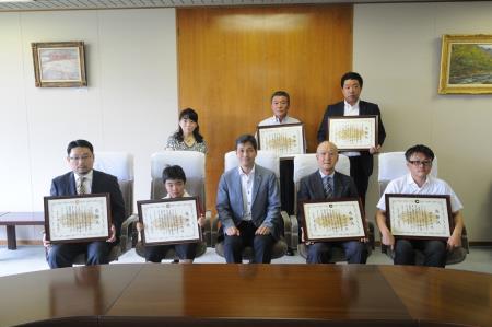 熊本城復元整備基金への寄附に伴う感謝状贈呈式
