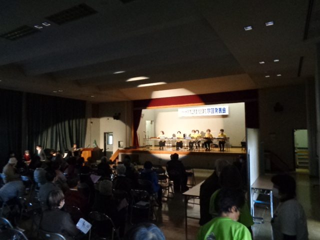 学習発表会の様子 学習発表会の様子