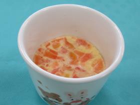 トマトのミルク茶碗蒸し