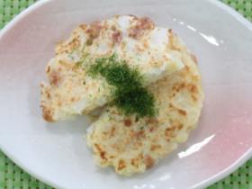 納豆のお好み焼き