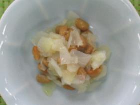 納豆キャベツ和え