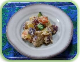 さつまいものマセドアンサラダ