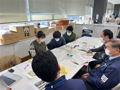 打ち合せ風景 打ち合せ風景