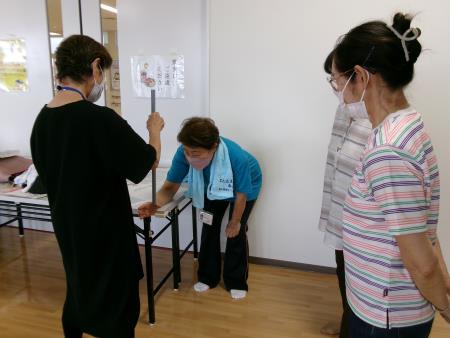 棒つかみの様子 棒つかみの様子
