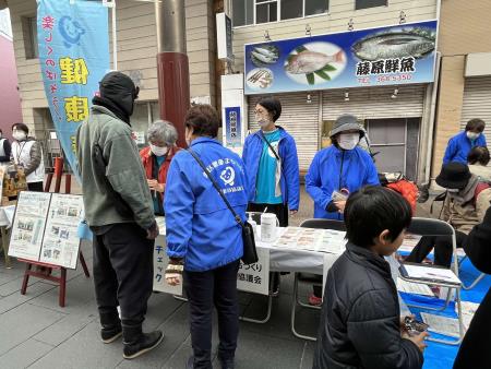 健康まちづくり推進員の活動をPRしました 健康まちづくり推進員の活動をPRしました