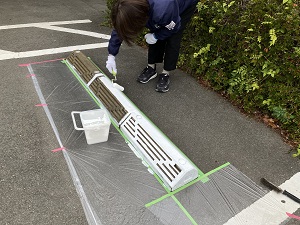 秋津まちセンペンキ塗り(2)