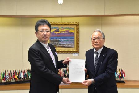答申書手交式 答申書手交式