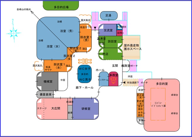 西部平面図 西部平面図