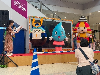 ショッピングモールでの節水イベントの様子(2023)