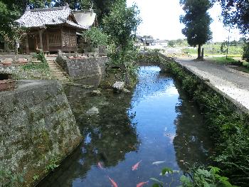神社側