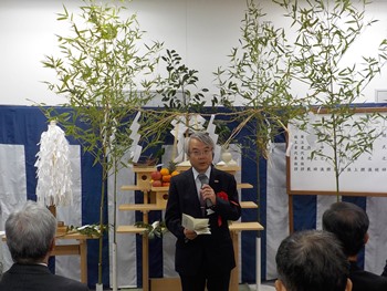 火入れ式(その2) 火入れ式(その2)