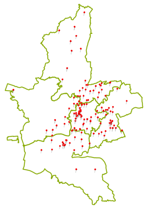 熊本市セミMAP2025（クマゼミ）