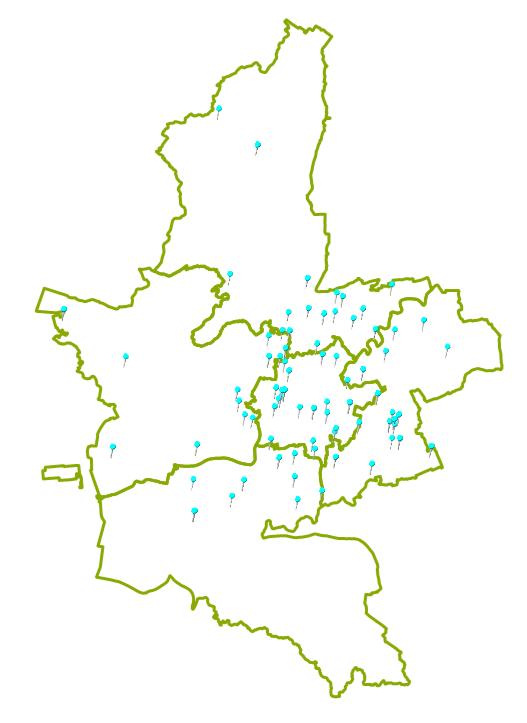 熊本市セミMAP2025（アブラゼミ）