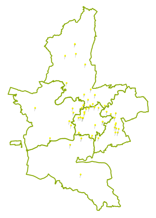 熊本市セミMAP2025（ツクツクボウシ）
