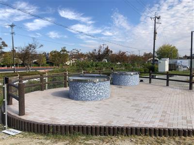 5号井戸全景（横から）