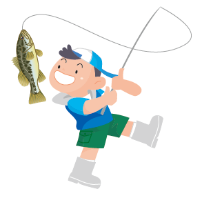 釣りの絵