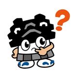 考えるひごまるイラスト