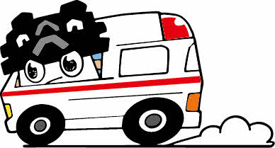 救急車に乗ったひごまる