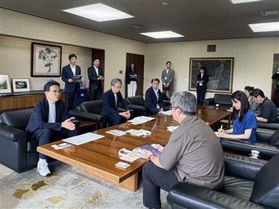 第4回認定更新　熊本市長表敬訪問の様子