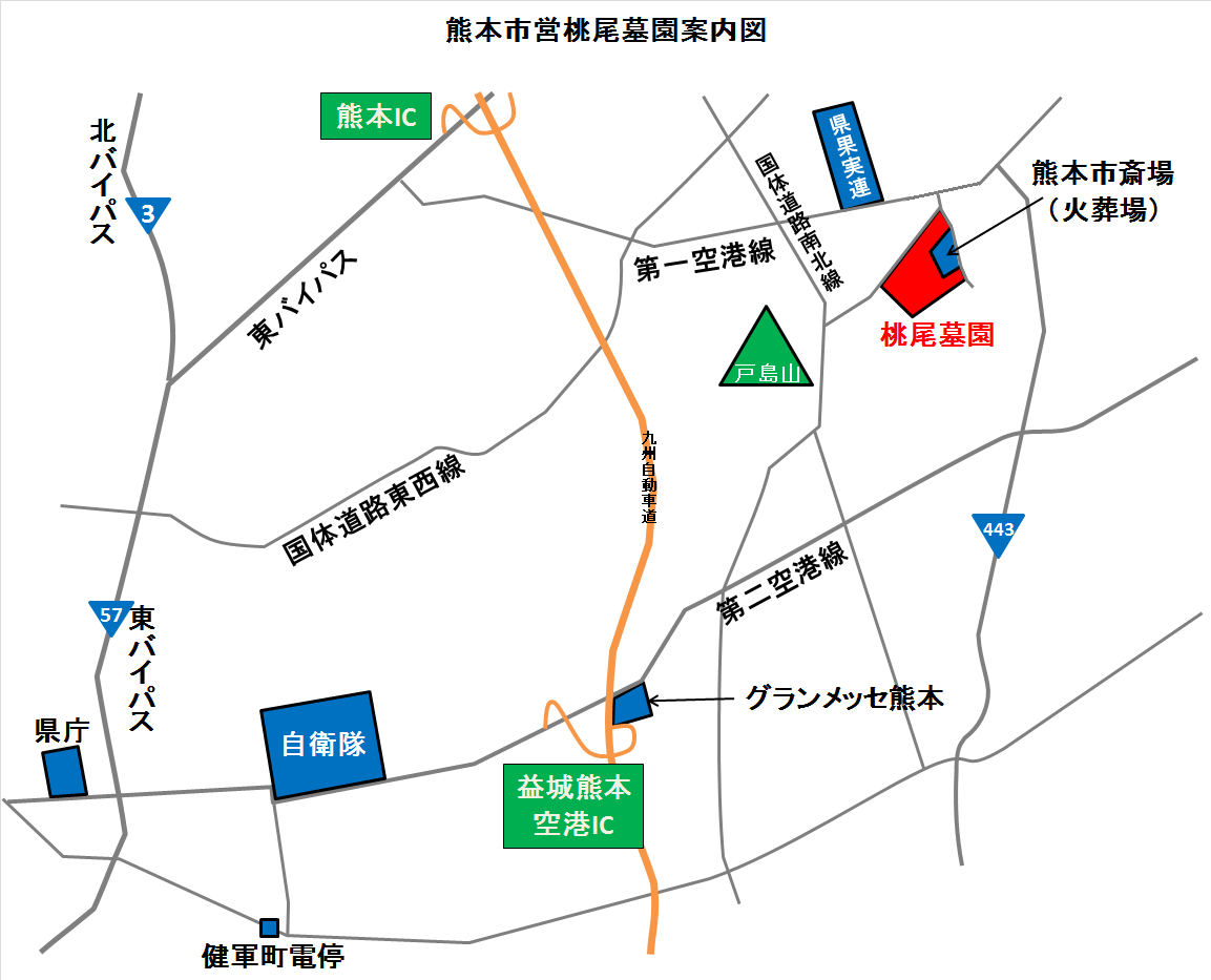 墓園案内図 墓園案内図