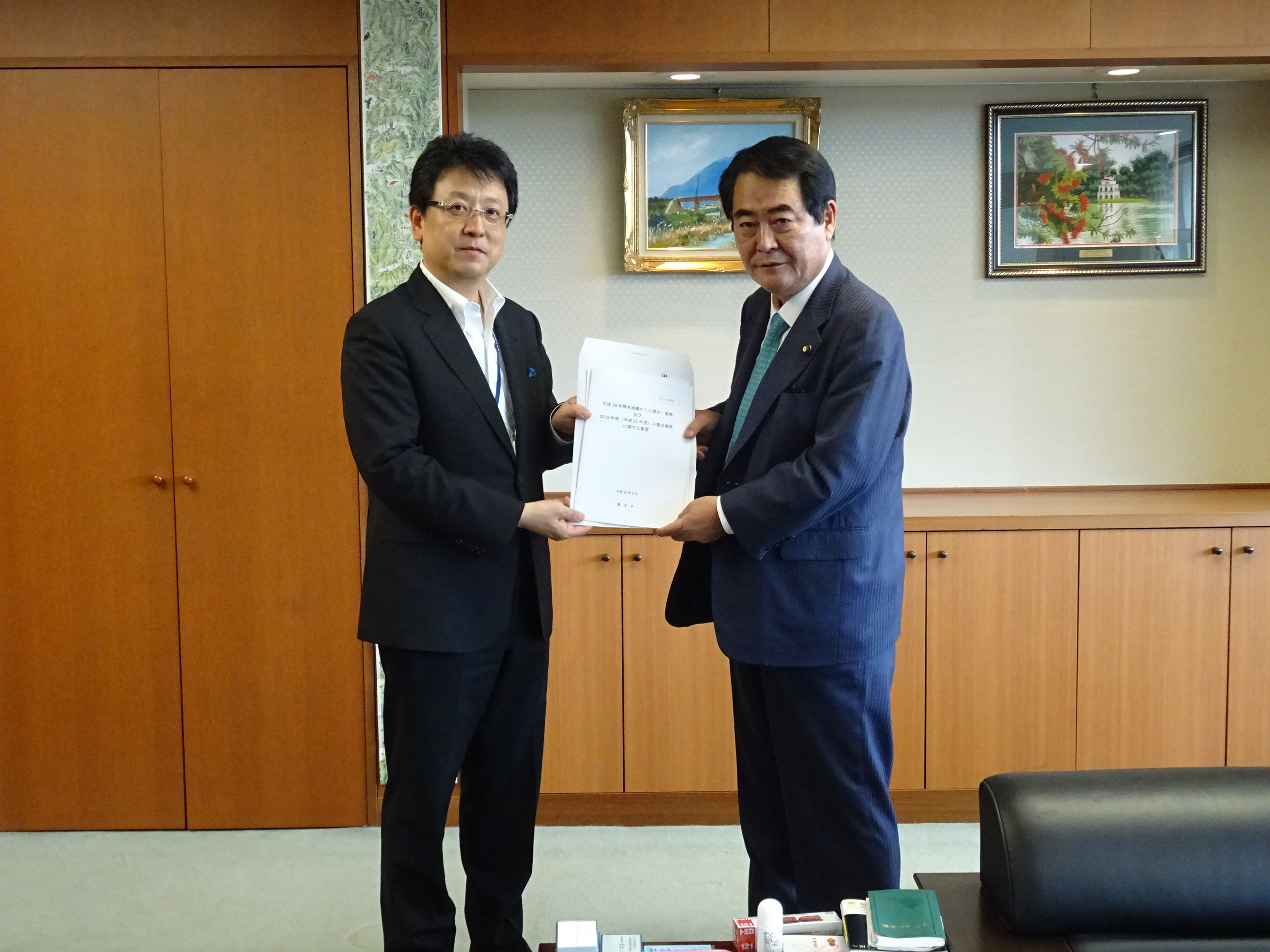 牧野　たかお　国土交通副大臣への要望