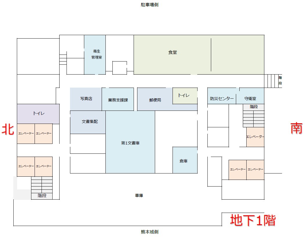 R8フロア図地下1階