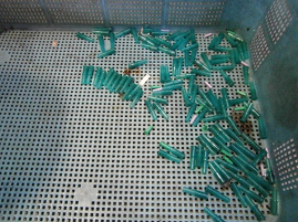 見つかった注射針の写真1