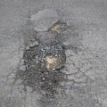 道路の損傷など