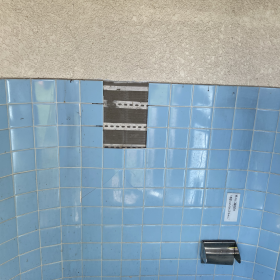 公園(トイレのタイル破損) 公園(トイレのタイル破損)