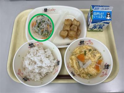 小　きゅうりの酢の物