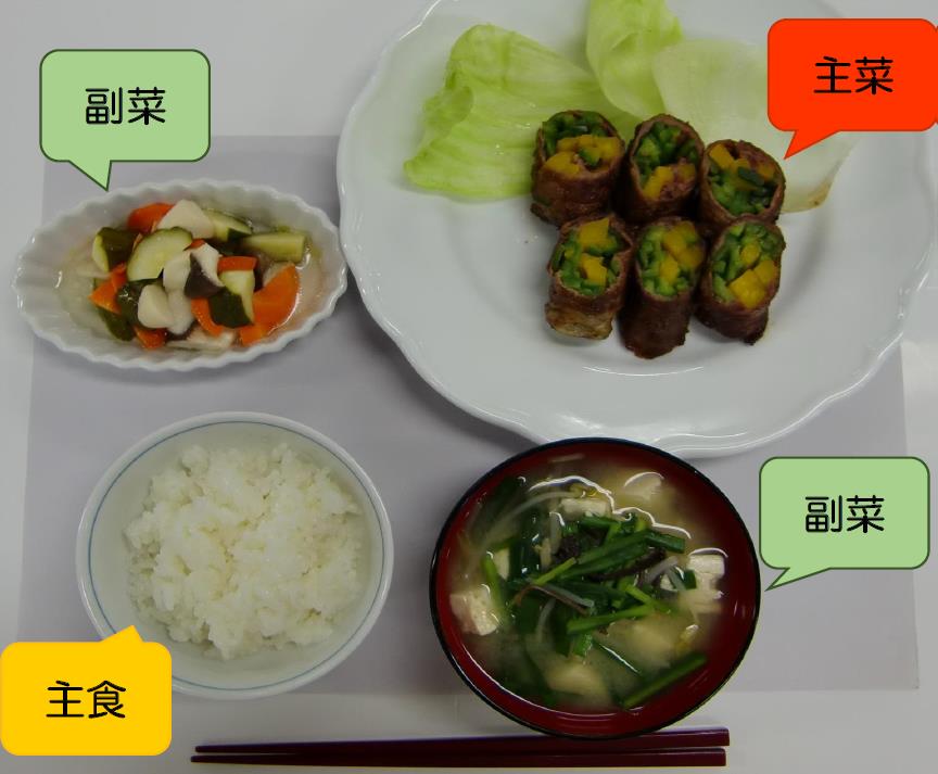 食事の組み合わせ