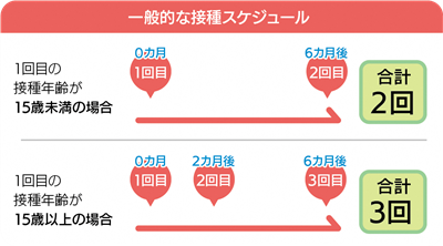 一般的なスケジュール