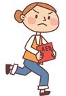 AEDを運ぶ