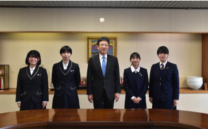 表彰式集合写真