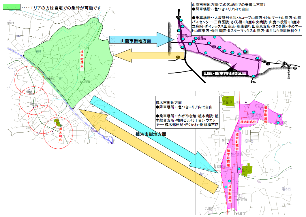 運行区域 運行区域