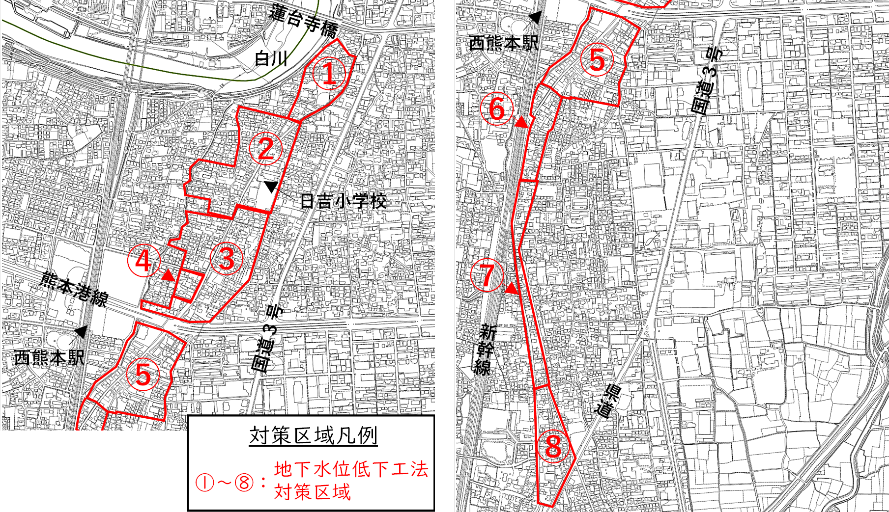液状化対策区域図